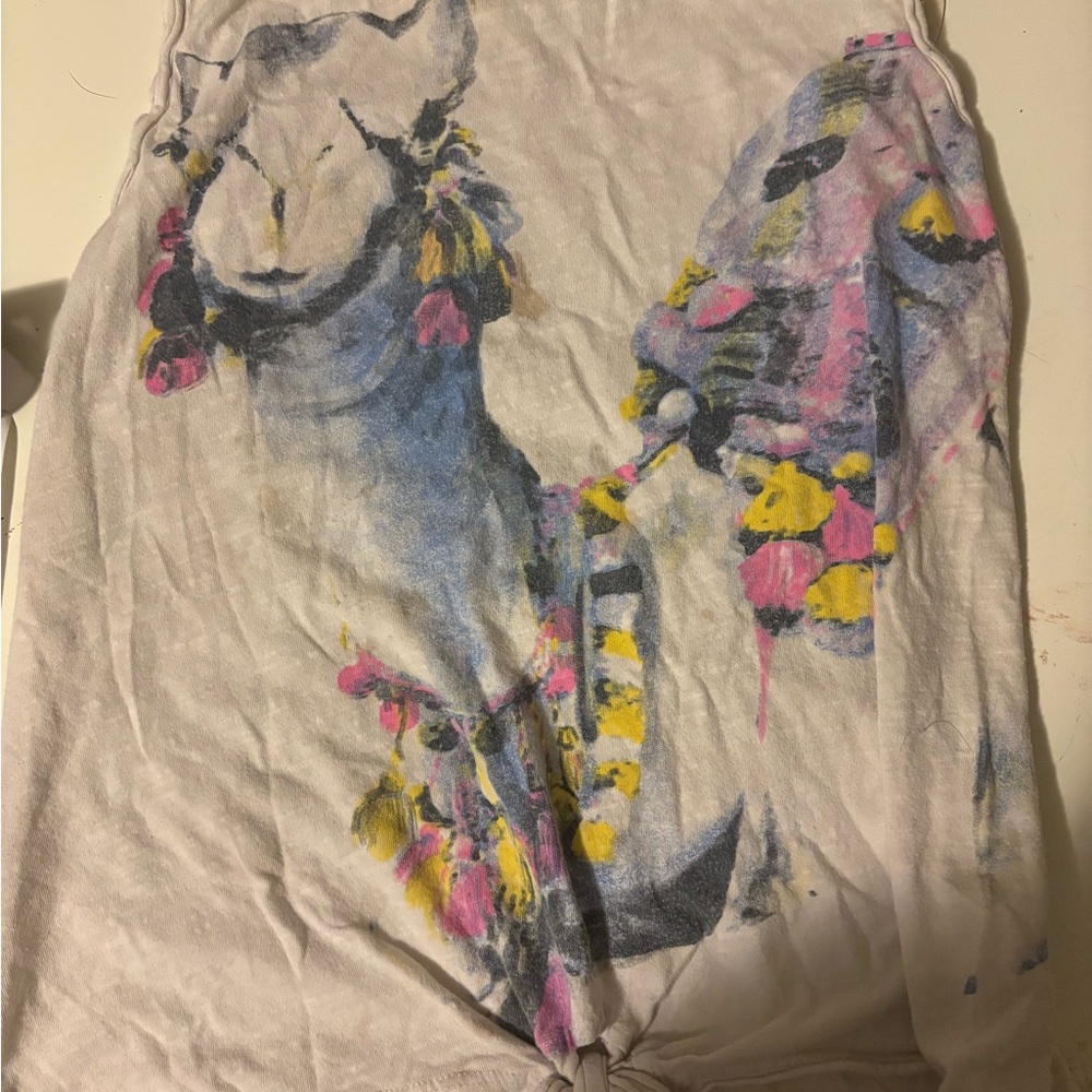art class Kids Tank Top with Blue and Pink Design